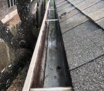 Gutter cleaning project